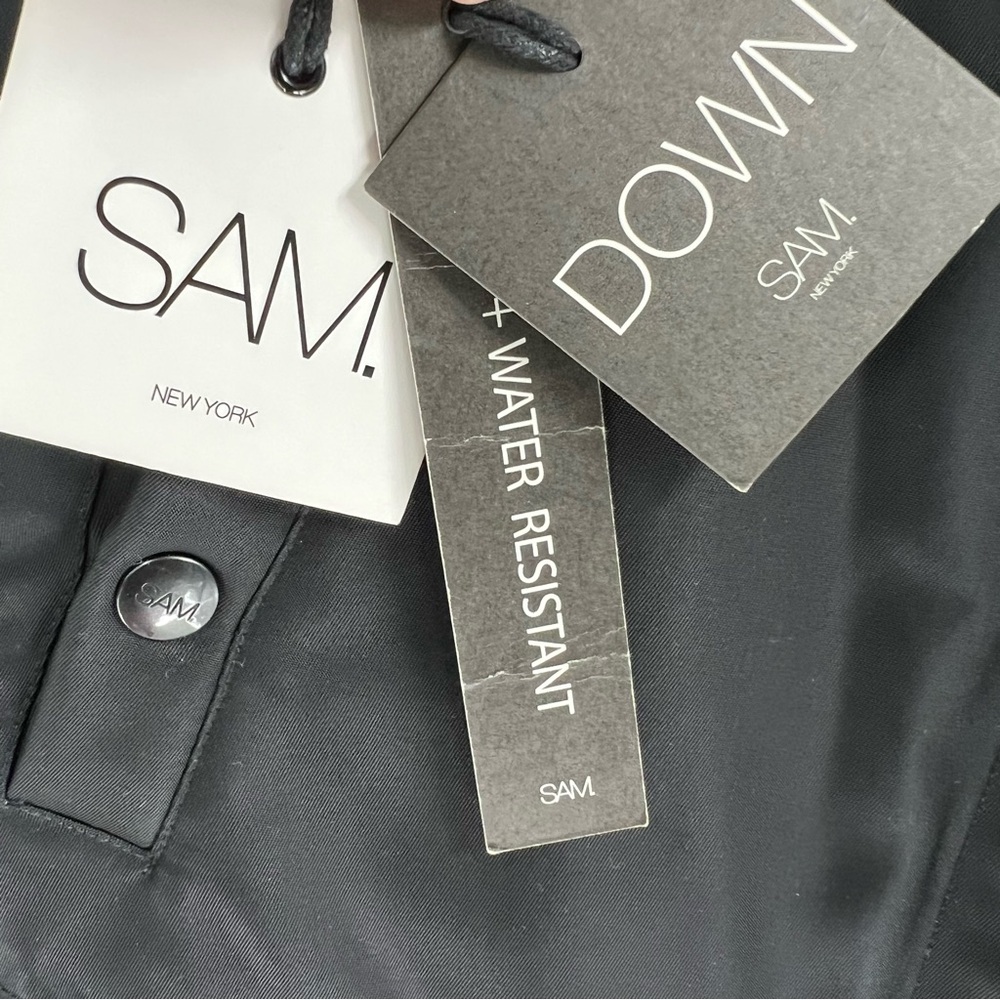 SAM. Black Fur-Trimmed Jacket - Picture 9 of 10